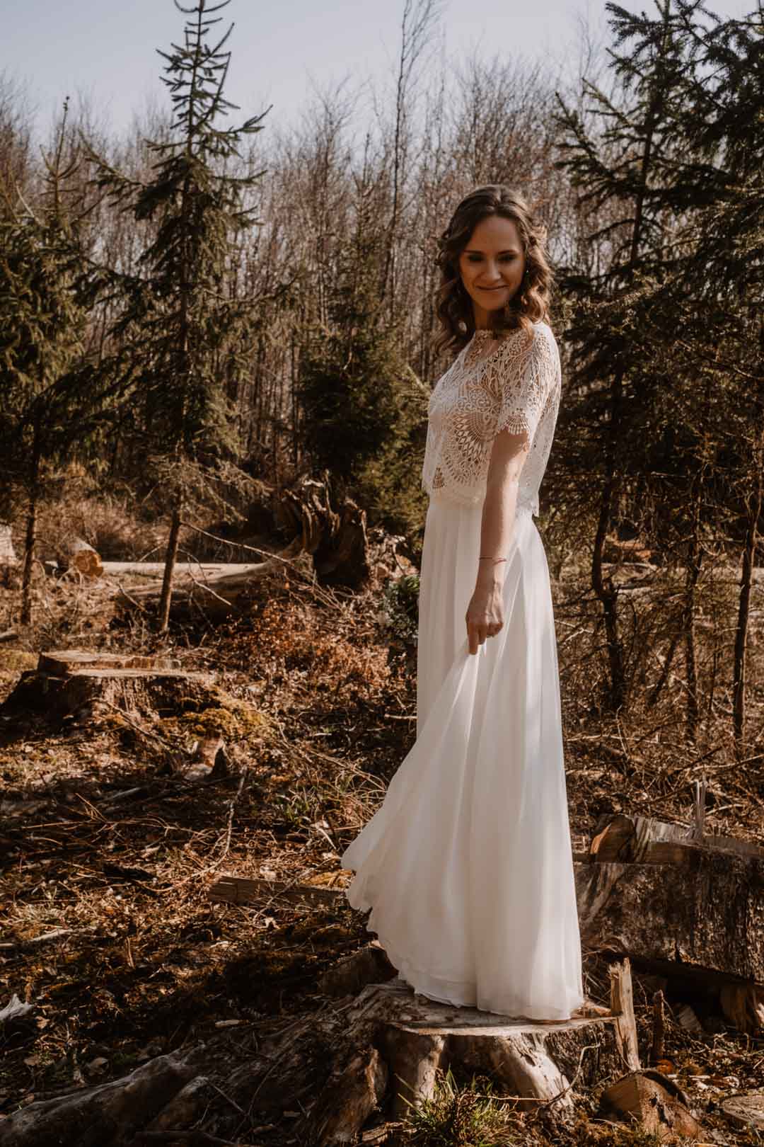 Braut im Wald